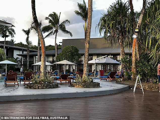 One guest told Daily Mail Australia that the resort seems quite quiet for this time of year