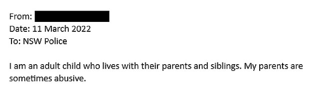 The three older sisters gradually informed police about the abuse via email, recording video and audio on their parents' tablets