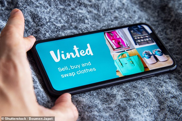 Vinted will be the fourth most downloaded free iPhone app in Britain by 2024, Apple reveals (file photo)