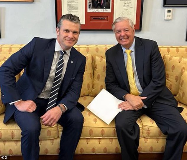 Graham met with Hegseth on Capitol Hill last week. The senator called their meeting 'very positive, thorough and candid' in a message