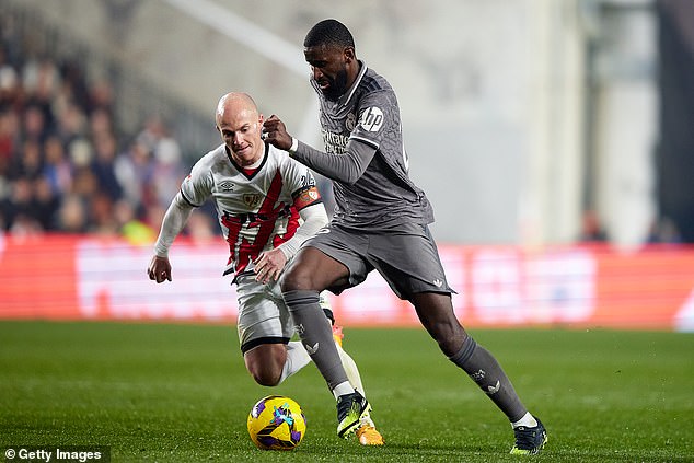 Antonio Rudiger's Real also lost points on Saturday, because they could only draw in Vallecano