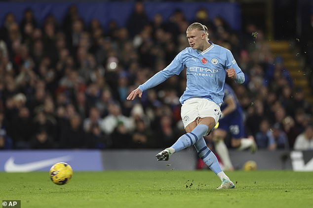 There was no room for City's Erling Haaland, mainly due to his short spell in the league