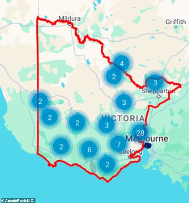 Blackouts hit Victoria yesterday