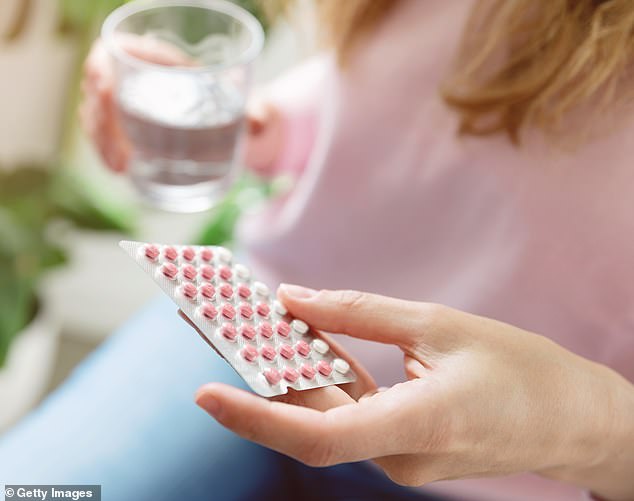 Amy said she first started using the pill when she was 15 and stopped this year after taking it for more than a decade (stock image)