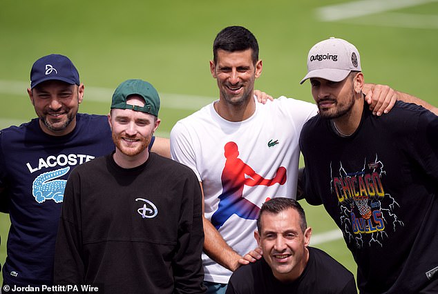 Kyrgios and Djokovic have become good friends on the tennis circuit in recent years