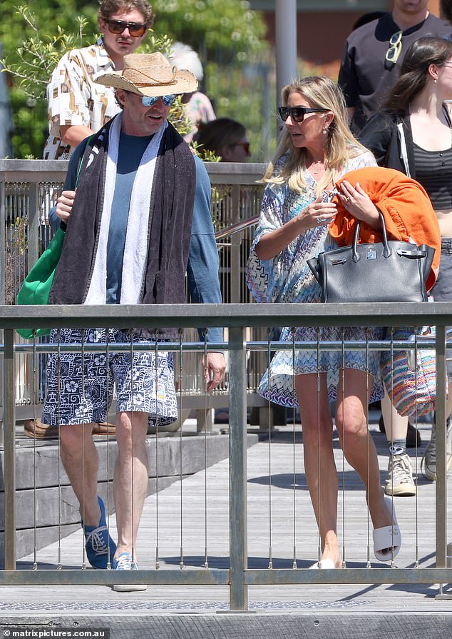 The Australian actor was spotted at a cafe in Sydney over the weekend by an excited fan who watched the actor enjoy lunch