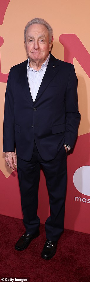 SNL creator Lorne Michaels, 80, attended the event in a navy blue suit and black loafers