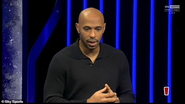 Thierry Henry assessed the Gunners' attacking play on Monday Night Football