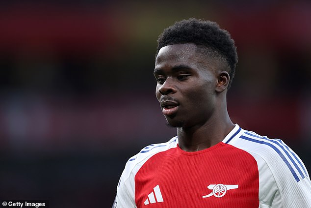 Bukayo Saka has continued to flourish in recent years, while his wing partner Martinelli has stalled