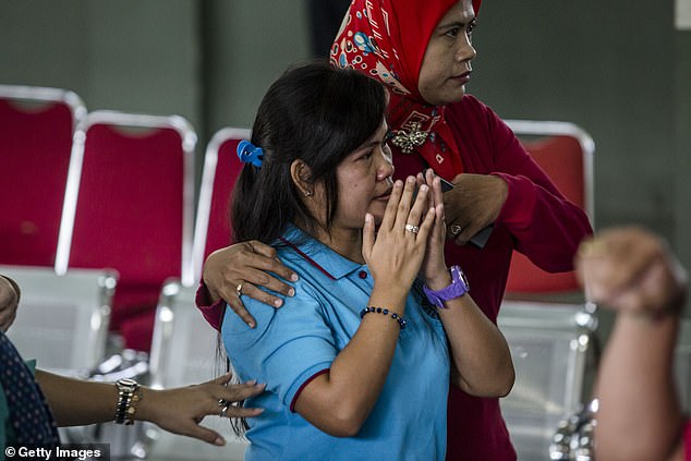 Veloso is seen in Indonesia's Wirogunan prison in 2015. She was tricked into carrying a suitcase full of drugs