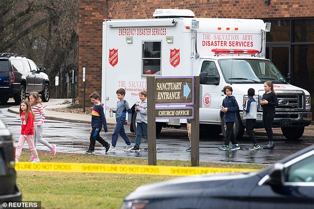 Salvation Army officials offered emergency assistance to the shooting survivors