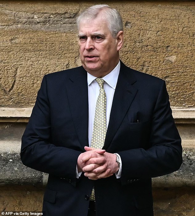 The Duke of York (pictured) has said he has 'severed all contact' with the businessman accused of being a Chinese spy when concerns about him were first raised