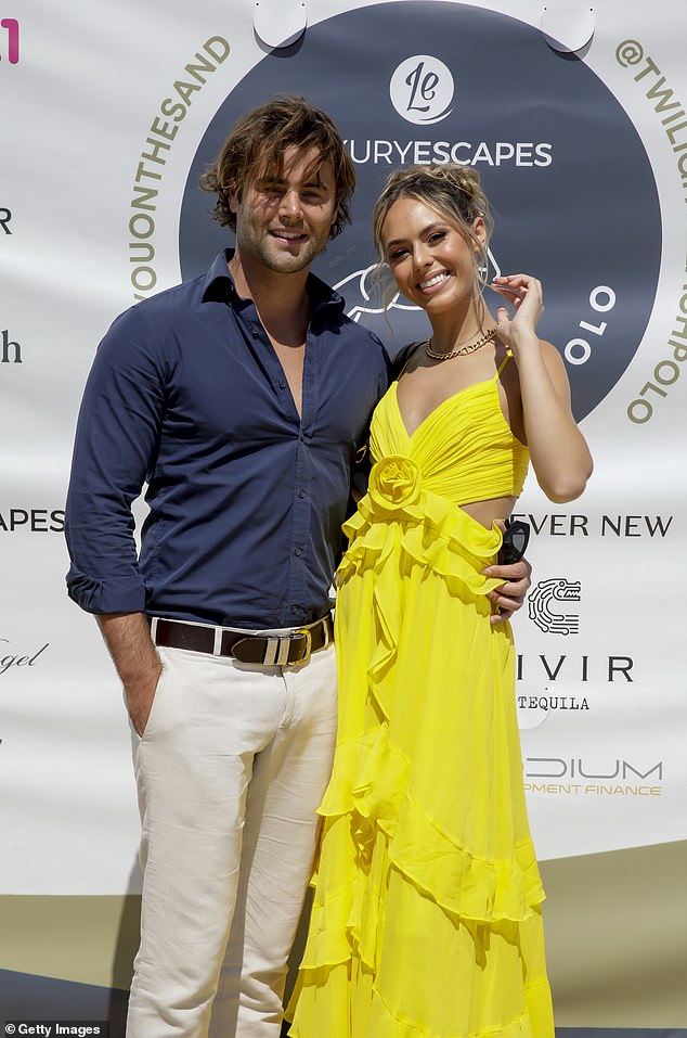 Mia broke her silence last month on engagement rumors surrounding her and boyfriend Bass Miller (left).