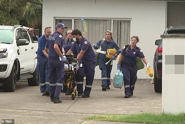 The toddler was rushed to Sydney Children's Hospital where he remains in a critical condition