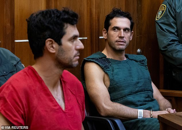 Their sons Oren and Alon Alexander, 37, have been accused of running a gang rape ring, along with their older brother Tal, 38