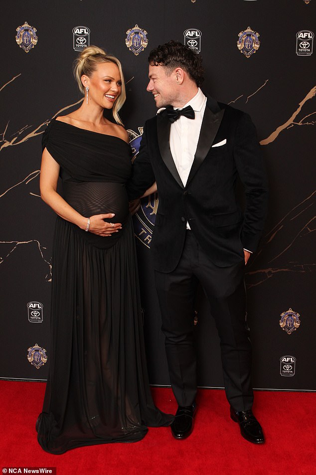 The Brownlow Medal 2024 played host to future families as AFL WAGs, including Jules Neale (with Lachie), debuted their baby bumps on the red carpet