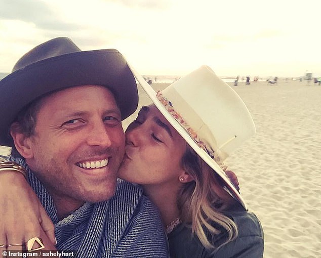 Buck was married to model Ashley Hart (both pictured), but the couple went their separate ways in January 2017 after two years of marriage.