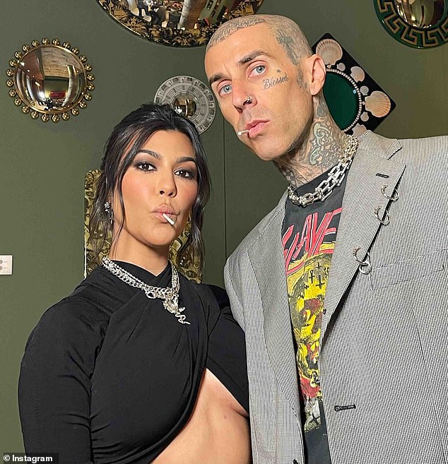 Just two months earlier, in October, Kourtney Kardashian and husband Travis Barker requested increased local police patrols around their marital home in Los Angeles, police told TMZ at the time.