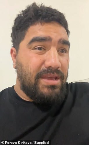 In an emotional video on social media, the doting dad said he burst into tears after realizing how much cheaper groceries were in Australia compared to New Zealand.