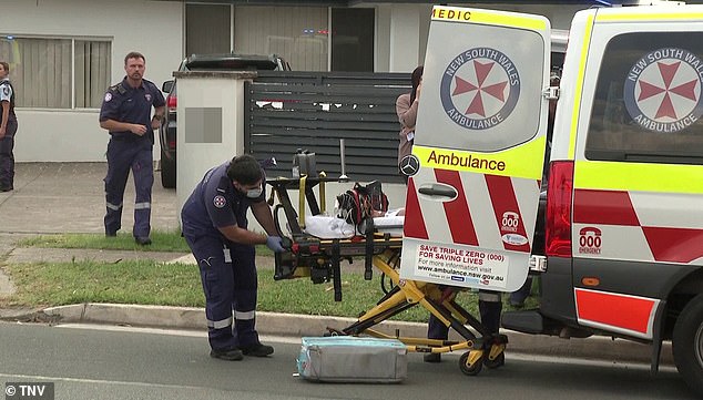 Paramedics rushed the three-year-old to a children's hospital in Randwick, where he remains in a critical condition