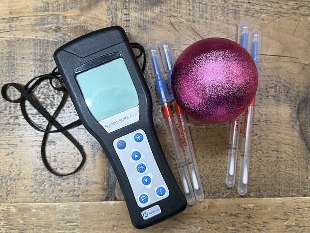 Of all the items purchased, the artificial Christmas tree boxes were on average the worst, with values ​​of approximately 845 units. In the photo: a test package with a festive Christmas bauble