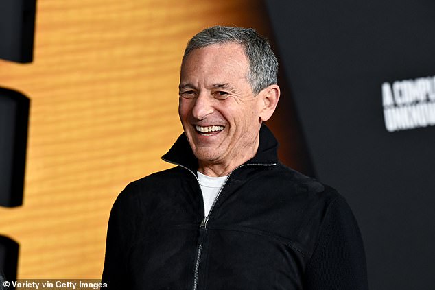 Industry insiders believe Disney CEO Bob Iger, pictured, orchestrated the settlement to avoid prolonged legal exposure, especially with Trump returning to the White House in a month.