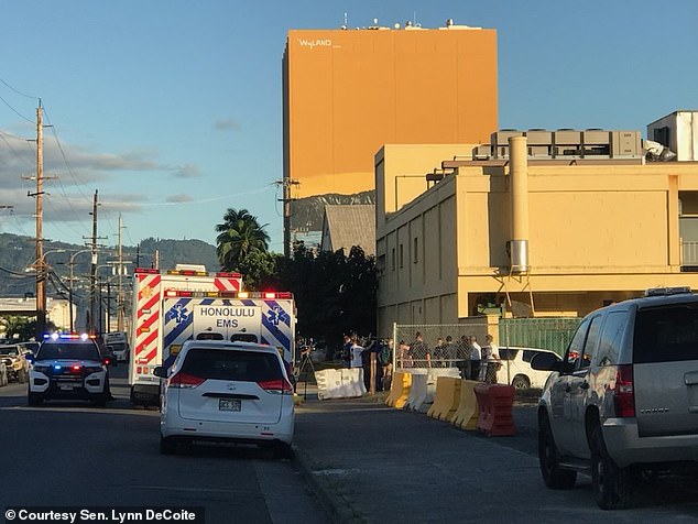 Honolulu Fire Department Chief Sheldon Hao told Hawaii News Now that the building was fortunately abandoned at the time, adding that it was 