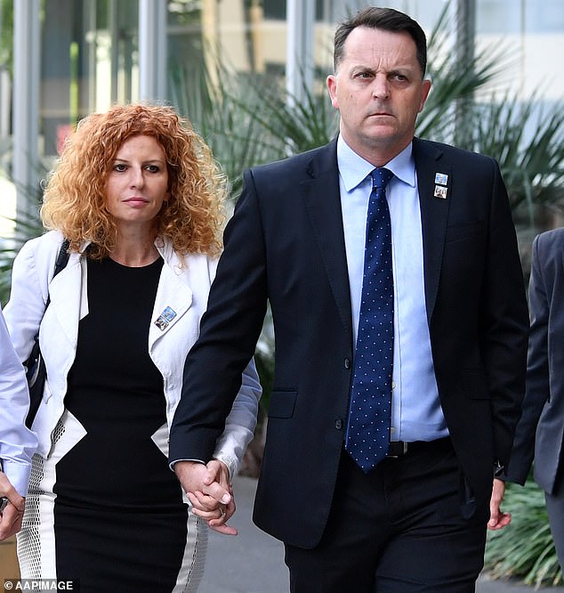 Bridget Sakr (left) and Craig Mackenzie (right), the parents of one of the victims of the 2020 Oatlands crash, said they were 'furious' at the sanction imposed on Mam