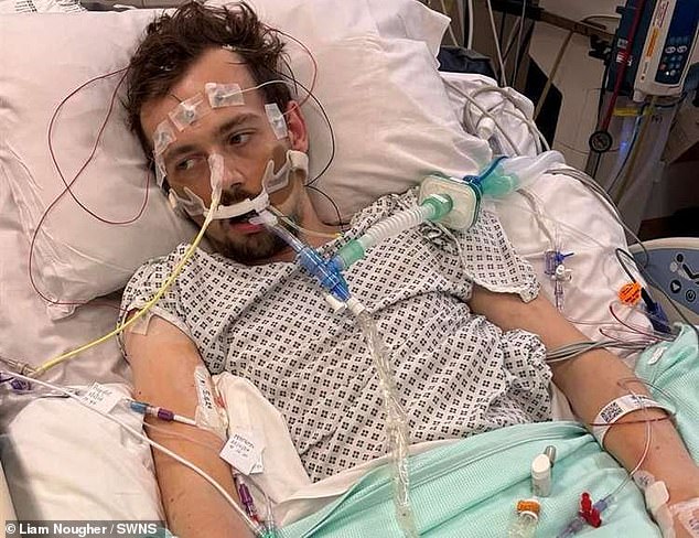 He stared at panic attacks, headaches, hallucinations and even seizures for the next few weeks, but doctors couldn't figure out what was wrong when he went to the emergency room.