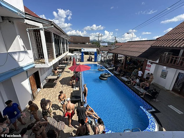 The three young women stayed at Nana's Backpackers Hostel in Vang Vieng