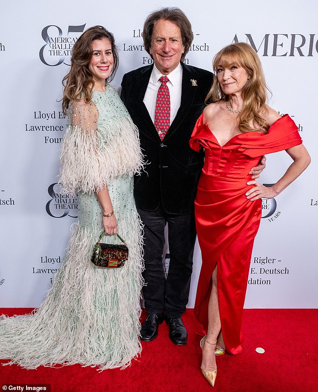 (L-R) Ashley Zambetti, John Zambetti and Seymour attend American Ballet Theater's 11th Annual Holiday Benefit at The Beverly Hilton on December 16