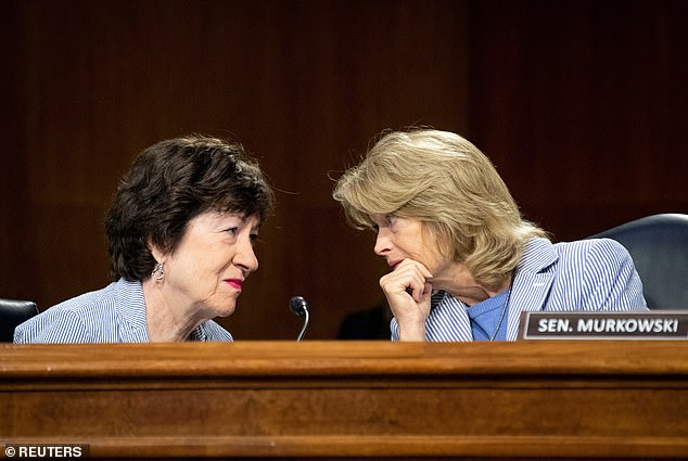 Senators Susan Collins (left) and Lisa Murkowski are high-profile Republican co-sponsors of the Senate version of the Social Security Fairness Act