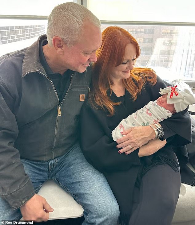 Ree and her husband of 28 years, Ladd, were able to arrive at the Dallas hospital in time for the birth.