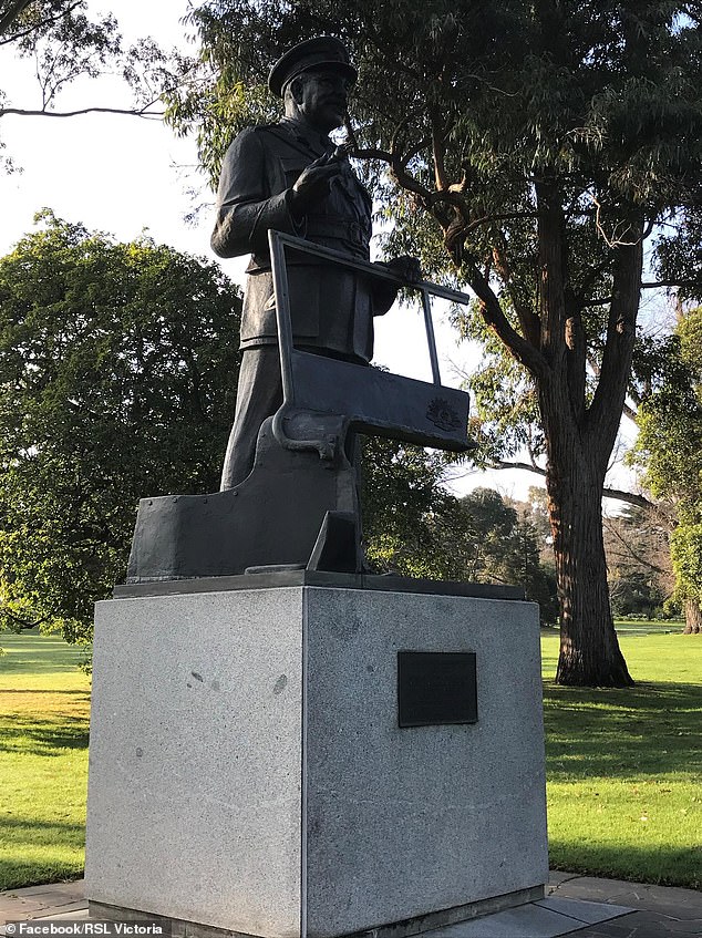 Sir Thomas has been honored with a statue at the Kings Domain in Melbourne