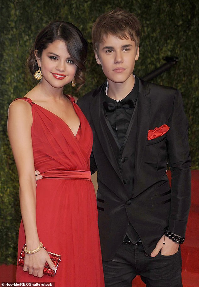 Bieber and Gomez famously dated from 2010 to 2018, the year he married 28-year-old Hailey.