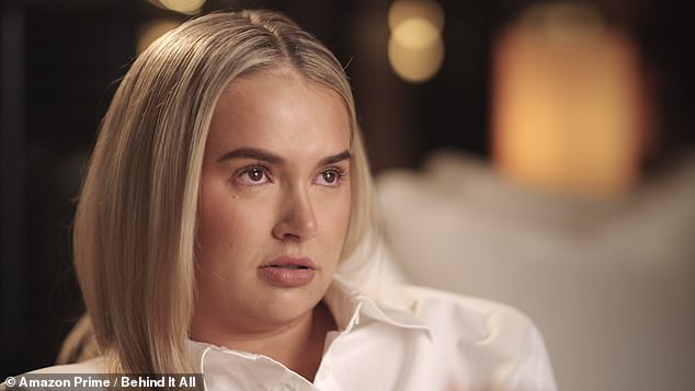 Her appearance came just hours after the emotional new trailer for her docuseries Behind It All saw her break down in tears while discussing her shock split from fiancé Tommy Fury.