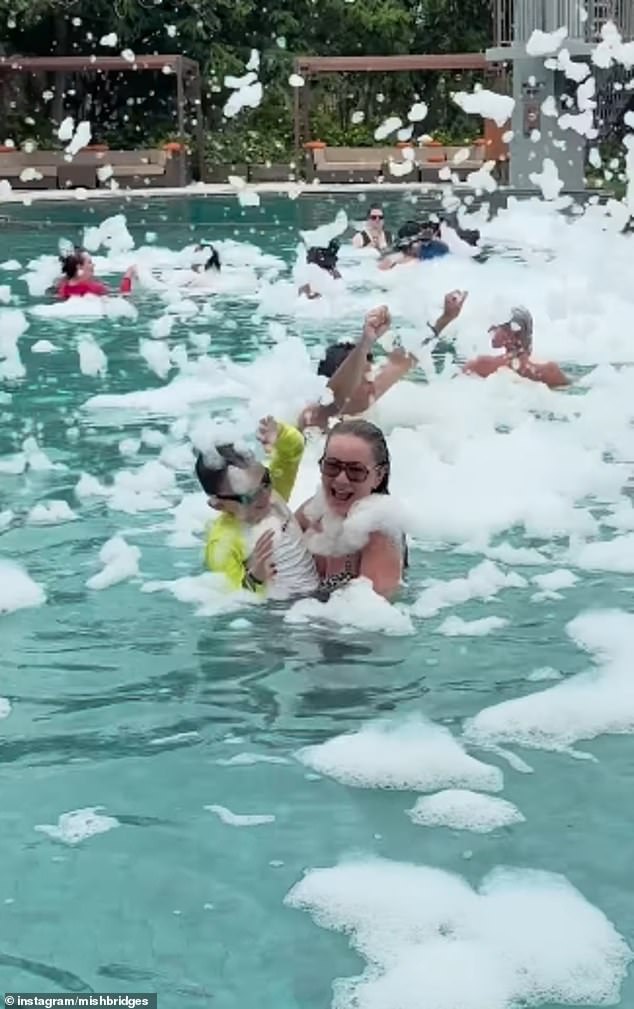 Michelle and Axel imagined celebrating his 9th birthday this week with a foam party in Bali