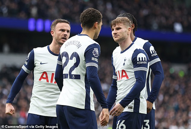 Postecoglou's Spurs side are preparing for a crucial match against Man United on Thursday