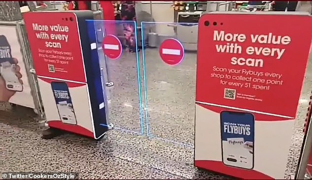 Coles rolled out the anti-theft gates across Australia last year in response to an increase in shoplifting