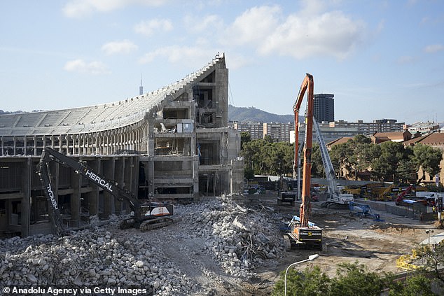 The LaLiga giants had initially hoped to unveil the newly renovated stadium on November 29