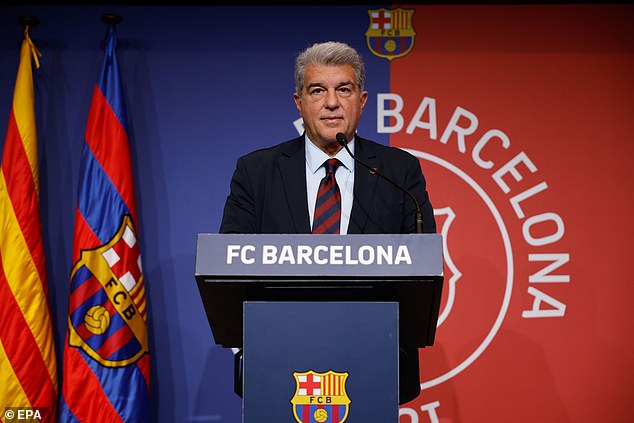 Now Barca's leaders (photo: Joan Laporta) accept that more delays are inevitable