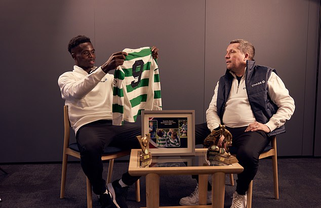 The England star admitted that his Greenford Celtic shirt is still hanging in his home 17 years later