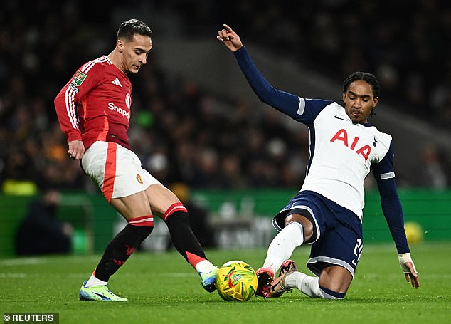 Antony was repeatedly cleared off the ball with ease - Marcus Rashford can't be that bad