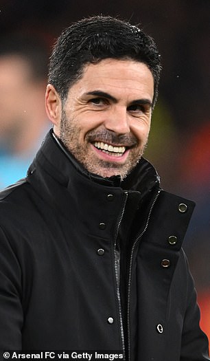 Arsenal manager Mikel Arteta oversaw the win against Crystal Palace