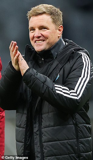 Newcastle manager Eddie Howe, meanwhile, led his side to a 3-1 win against Brentford