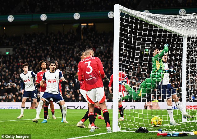 Heung-min Son calmed the nerves when he swerved straight from a corner in the fourth