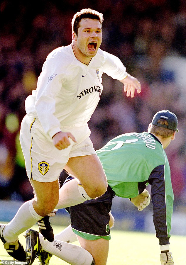 Viduka, 49, is one of the country's most decorated stars after a journey that saw him play for the likes of Dinamo Zagreb in Croatia, Scottish giants Celtic and Leeds United (pictured), Middlesbrough and Newcastle United in the Premier League.