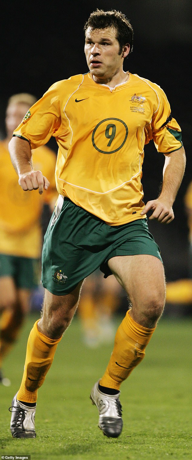 Viduka also captained the Socceroos at the 2006 World Cup where they lost to eventual champions Italy