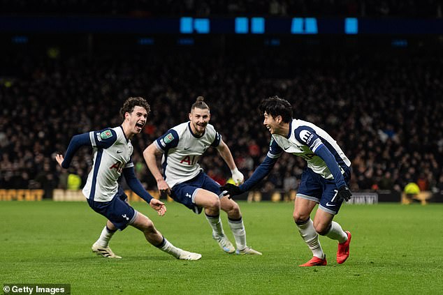 Spurs reached the semi-finals of the Carabao Cup after winning a thrilling seven-goal thriller