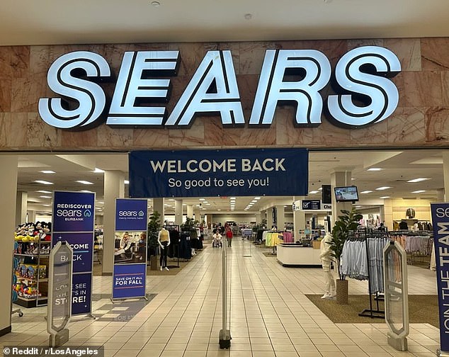 Sears was once the largest retailer in the US (Photo: The Sears store in Burbank Town Center reopened in October 2023 after closing in November 2022)